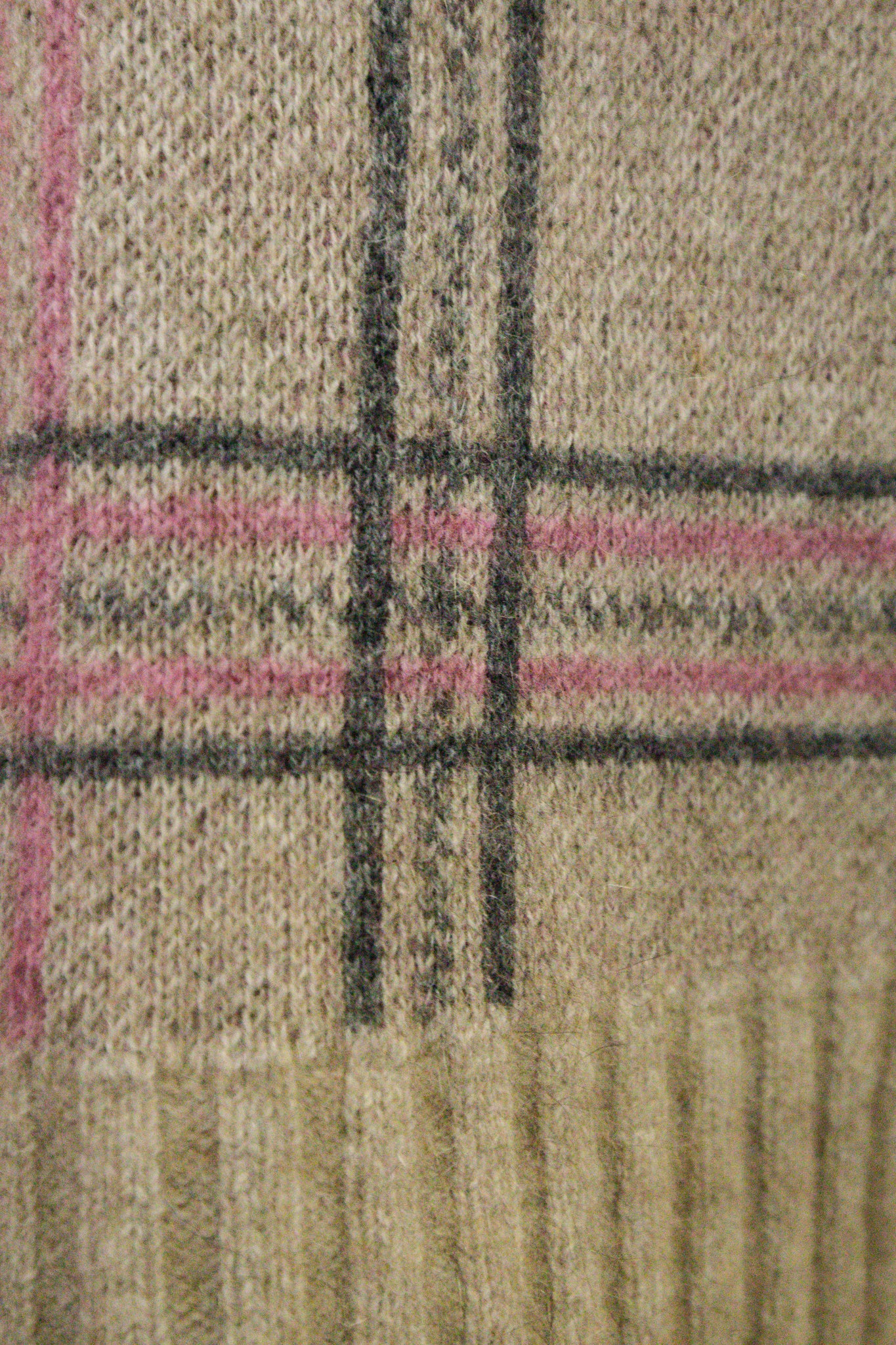 Broad Check Scarf