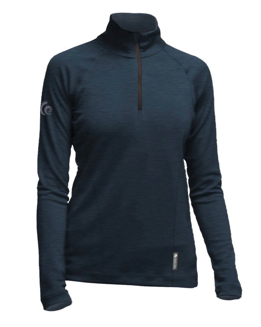 Mid-weight Half Zip Merino Top