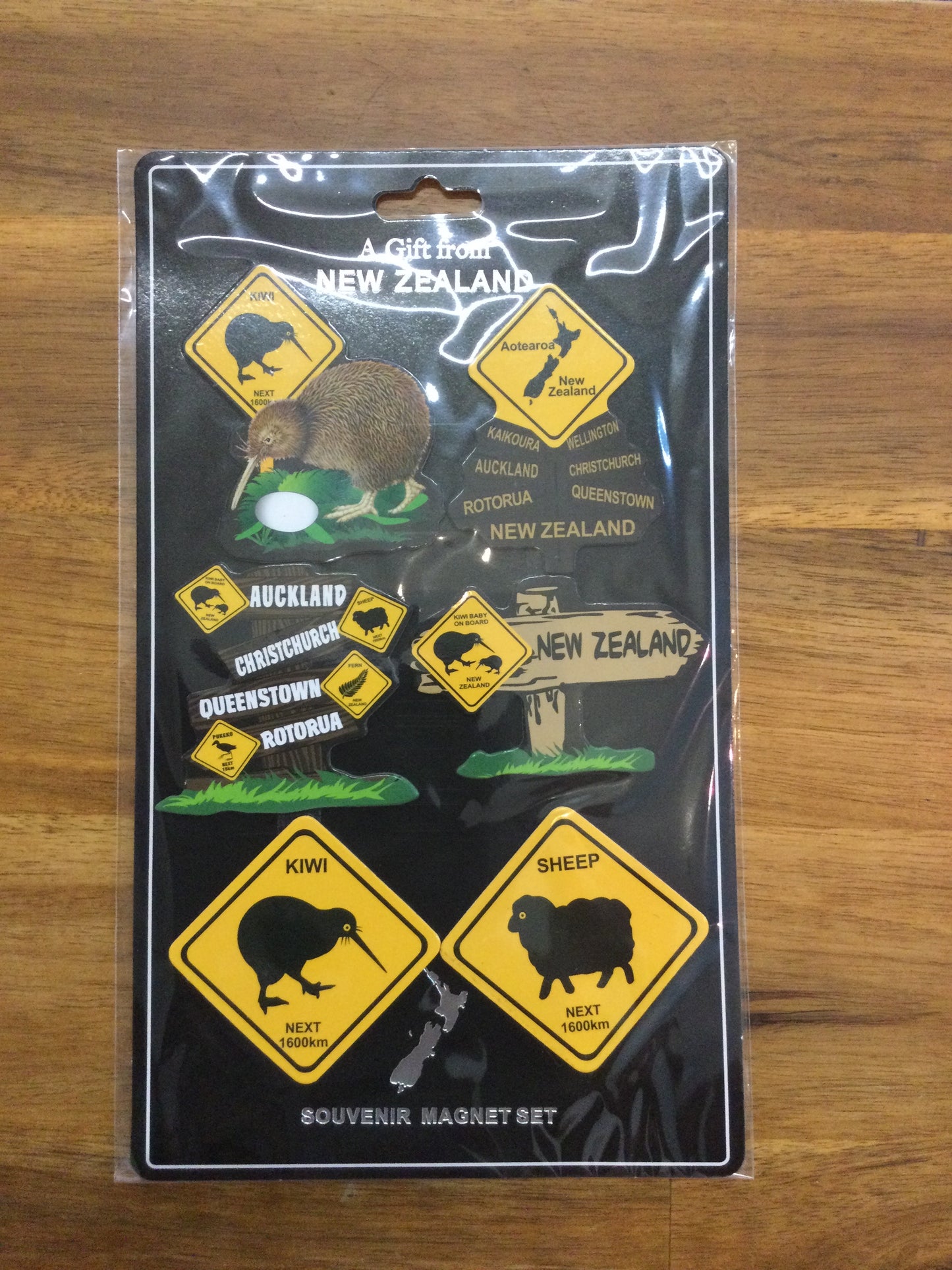 Roadsign Magnet Set 6Pk