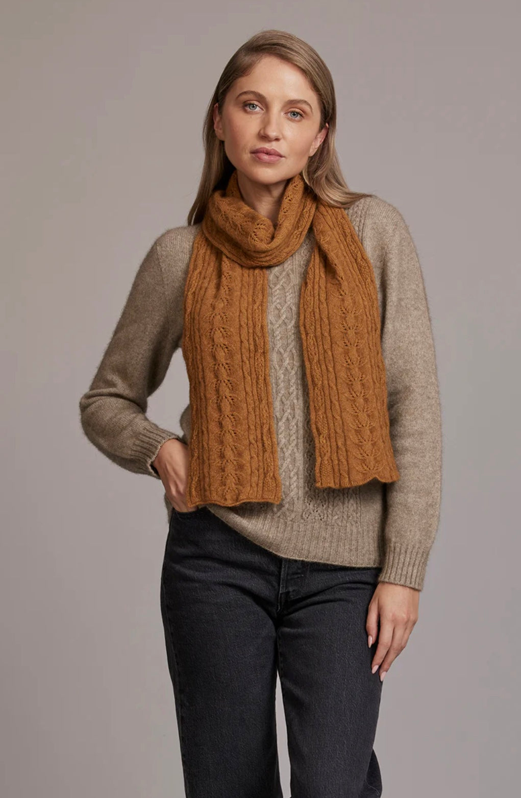 Cable Scarf