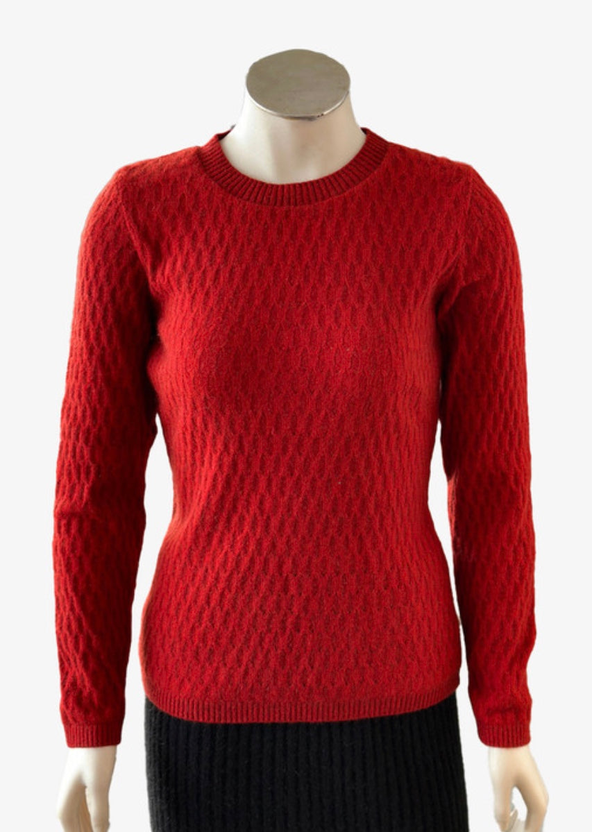 Lace Detail Crew Jumper