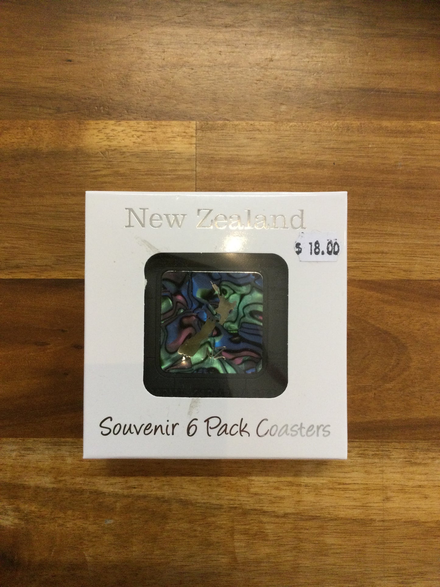6 Pack Souvenir Coasters Multi