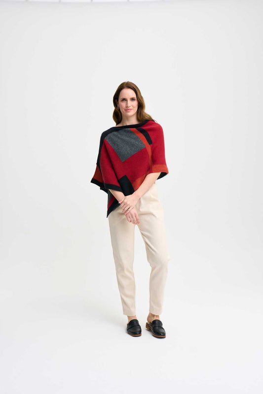 Possum Merino Empress Poncho Merinomink