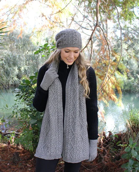 Possum Merino Opito Cable Beanie