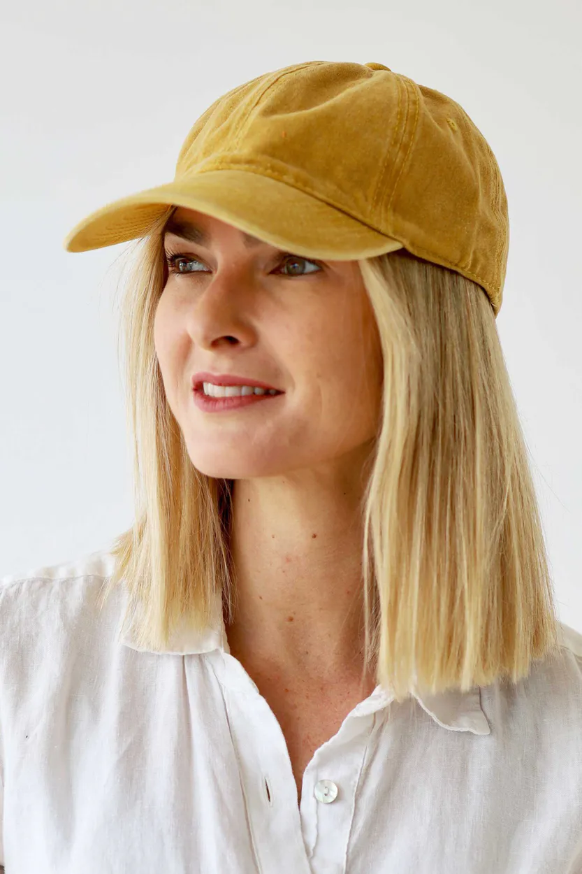 Unisex Washed Cotton Cap By Archer House