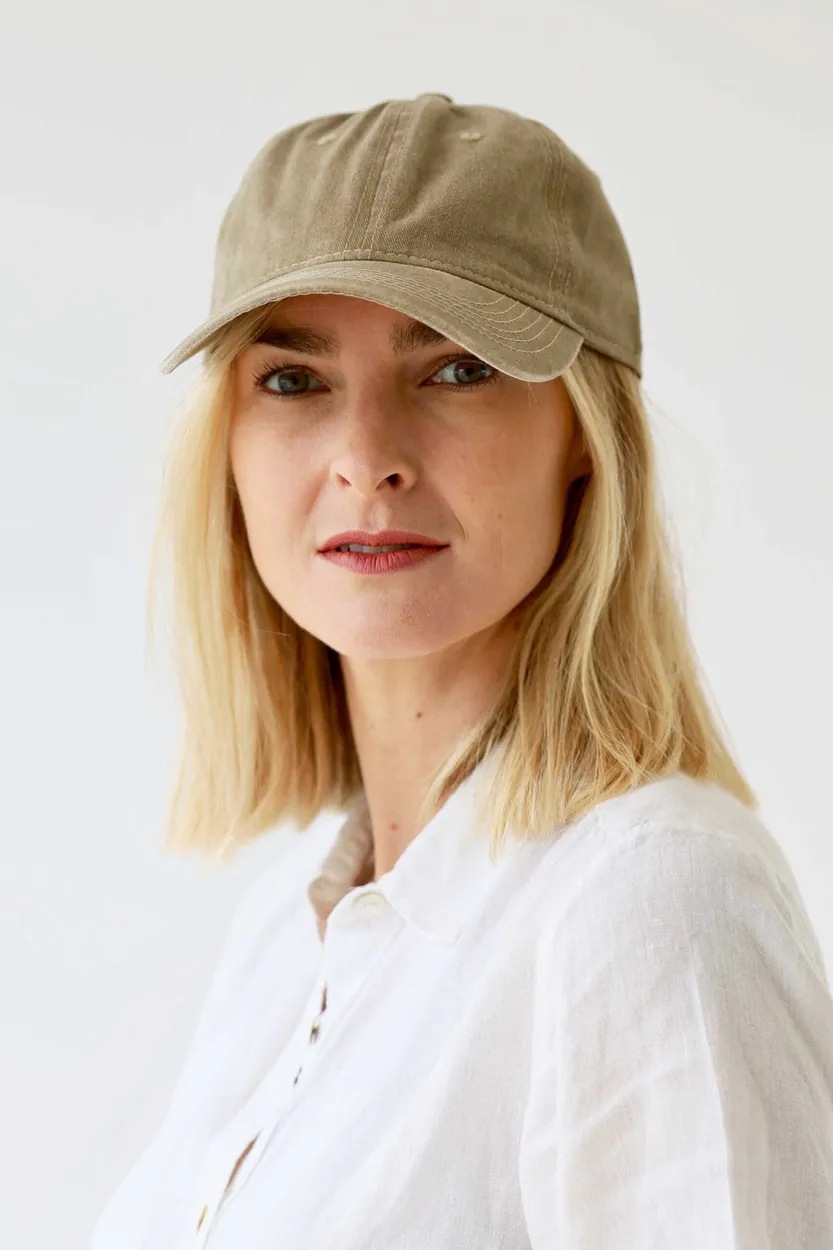 Unisex Washed Cotton Cap By Archer House
