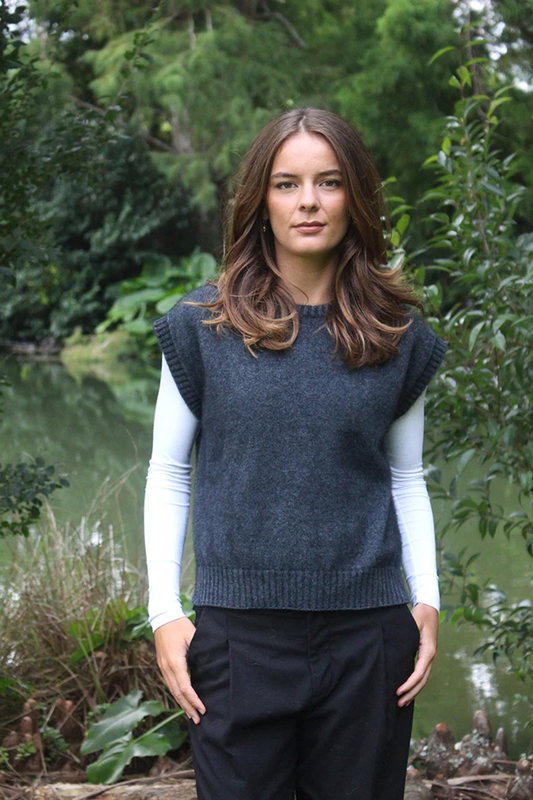 Lothlorian Serene Vest - Possum Merino