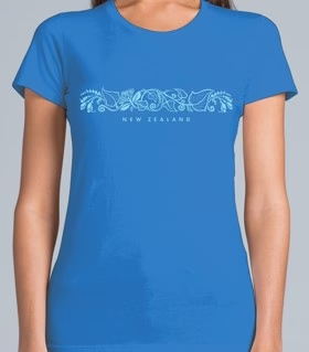 Ladies Scoop Neck Tee Native Flora