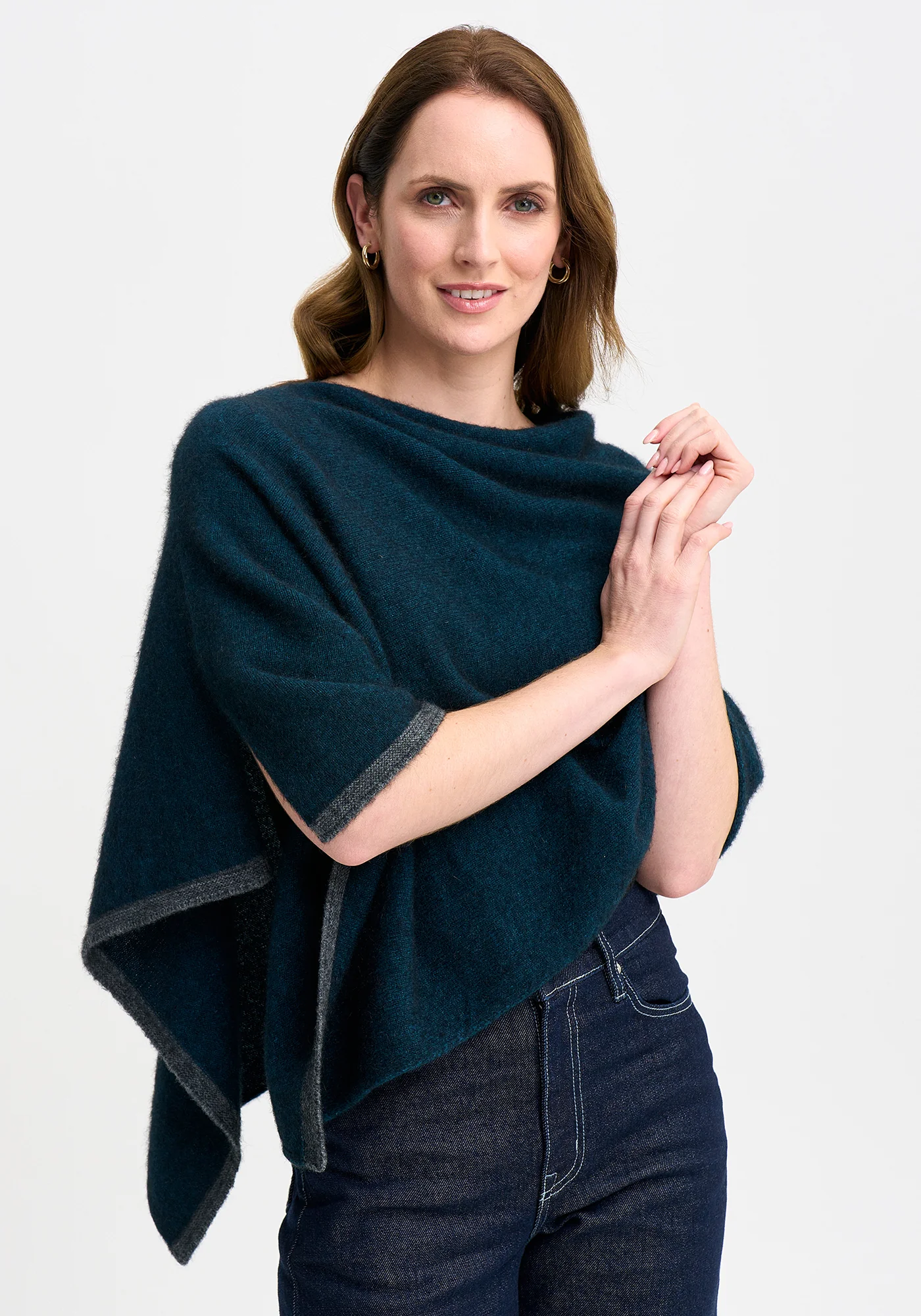 Two Tone Poncho