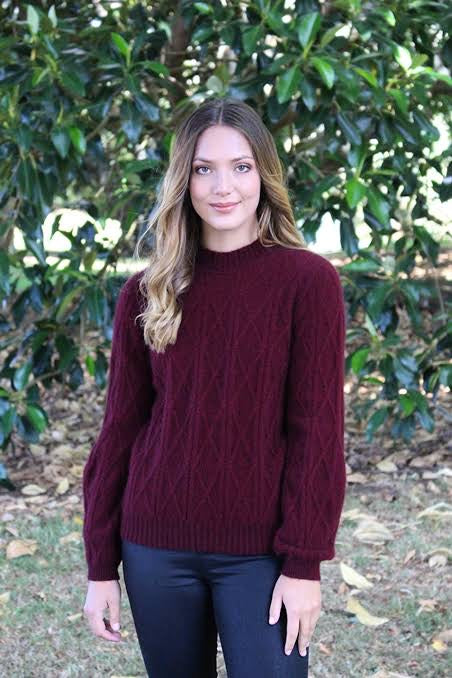 Cable Bell Sleeve Jumper