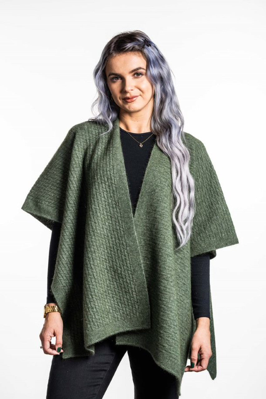 Zig Zag Textured Cape