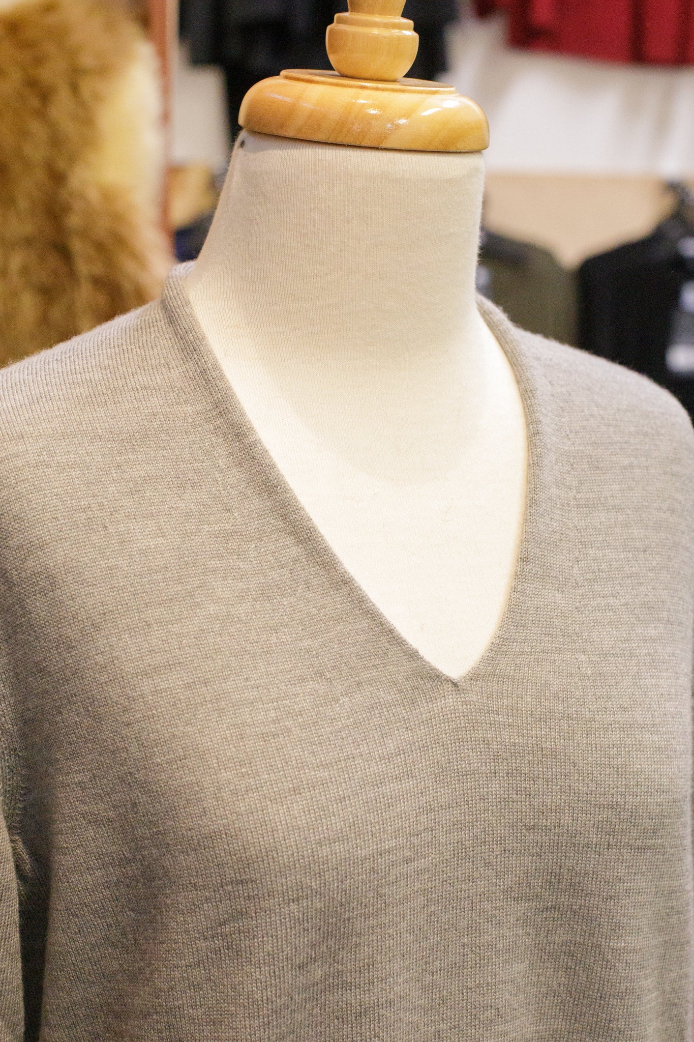 Classic High V Sweater