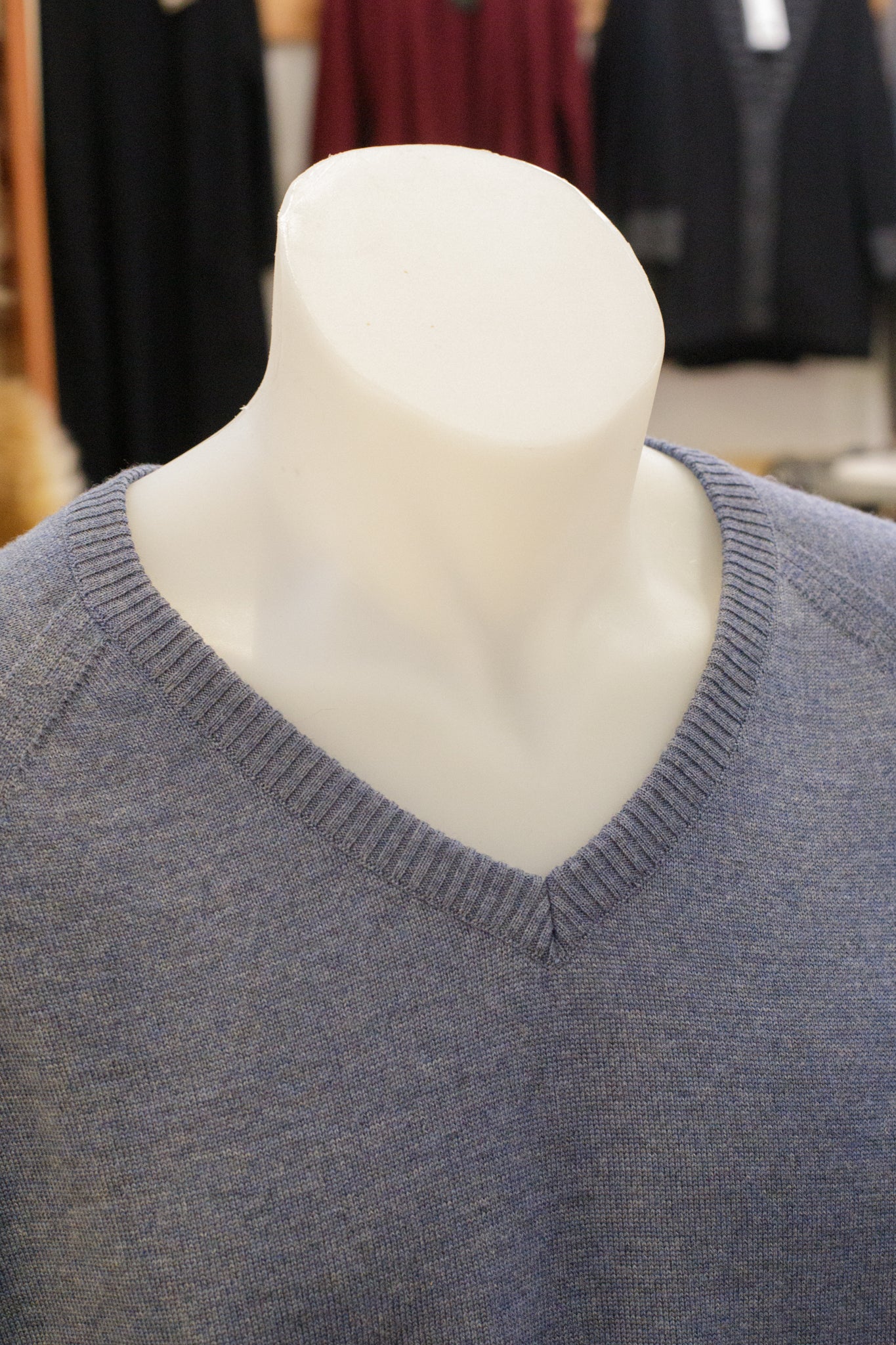 Long Sleeve Raglan V-Neck Sweater