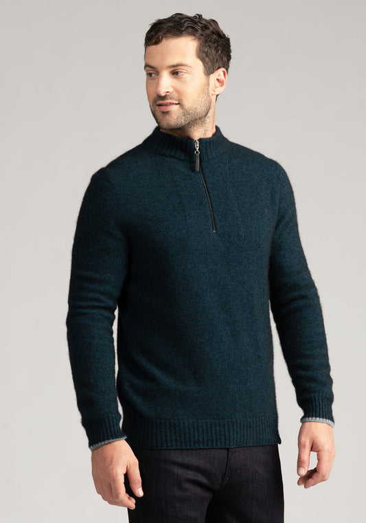 Half Zip With Stripes