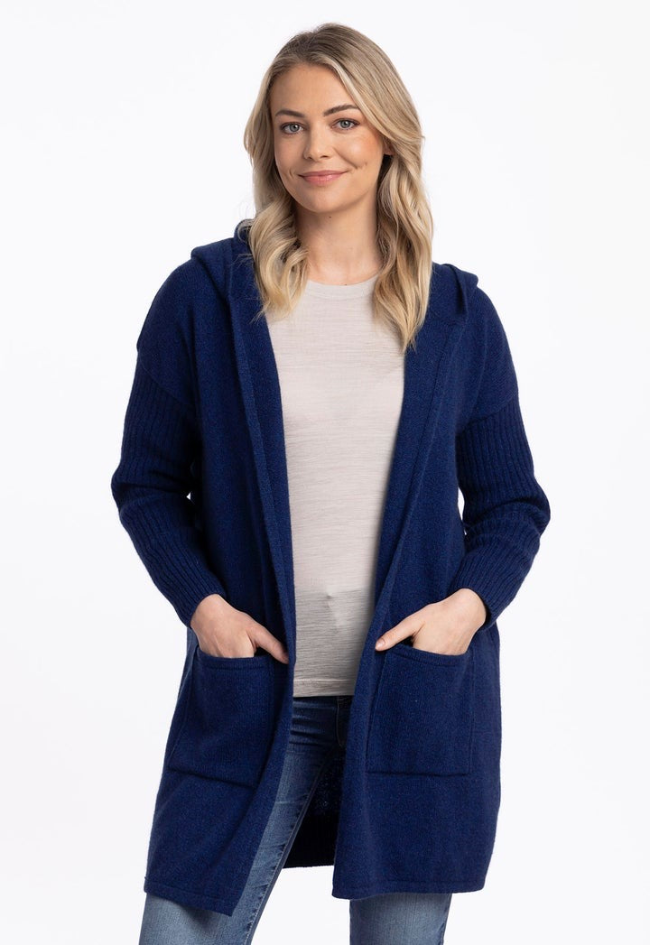 Hooded Longline Cardigan