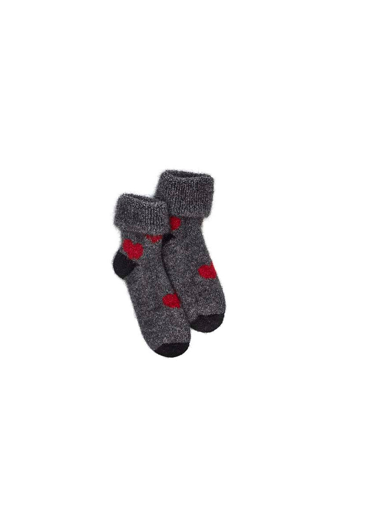 Baby Possum Heart Sock