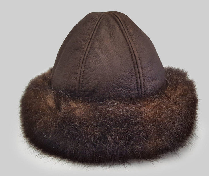Possum & Leather Hat