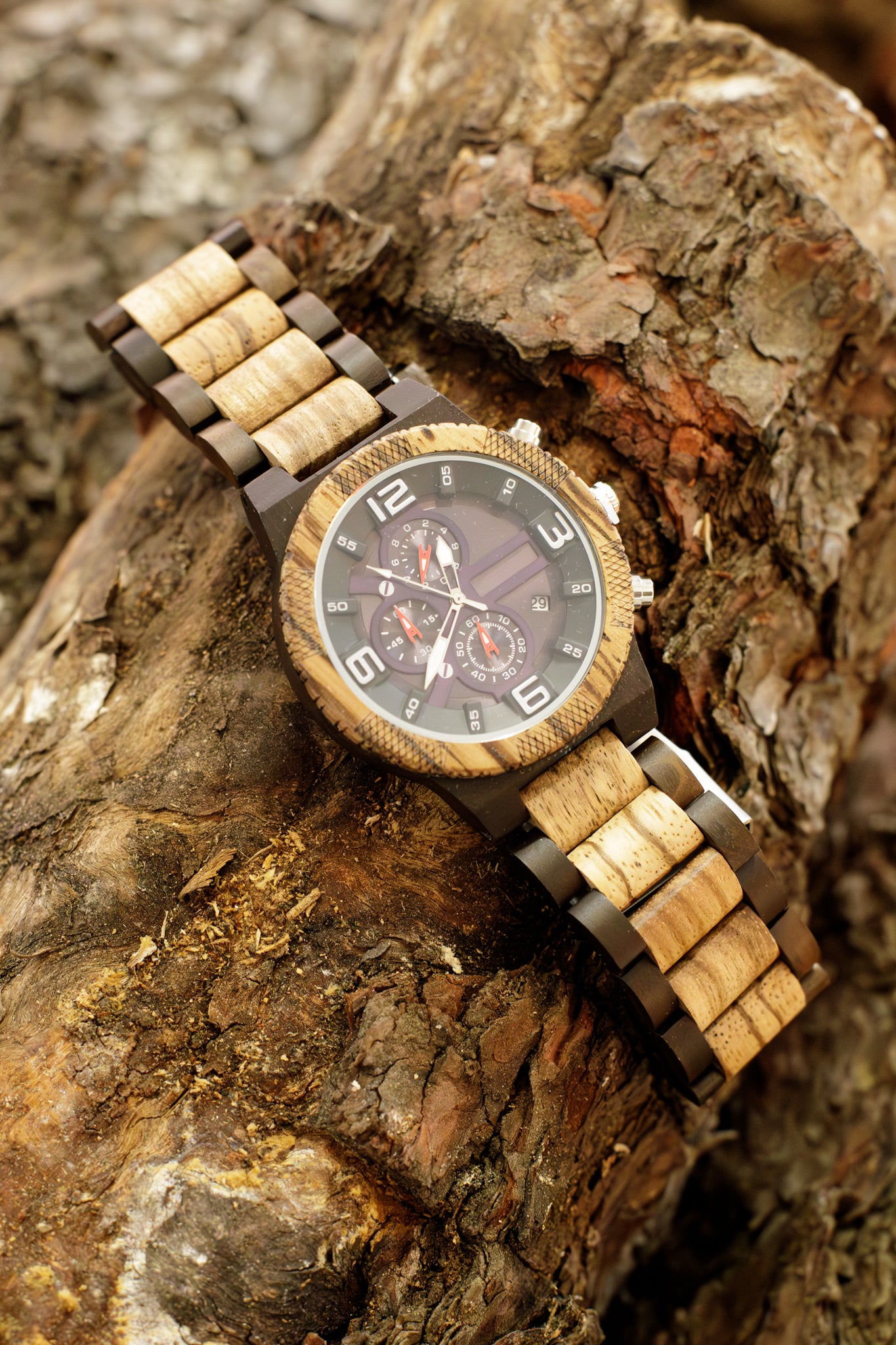 Mixed Wooden Watch