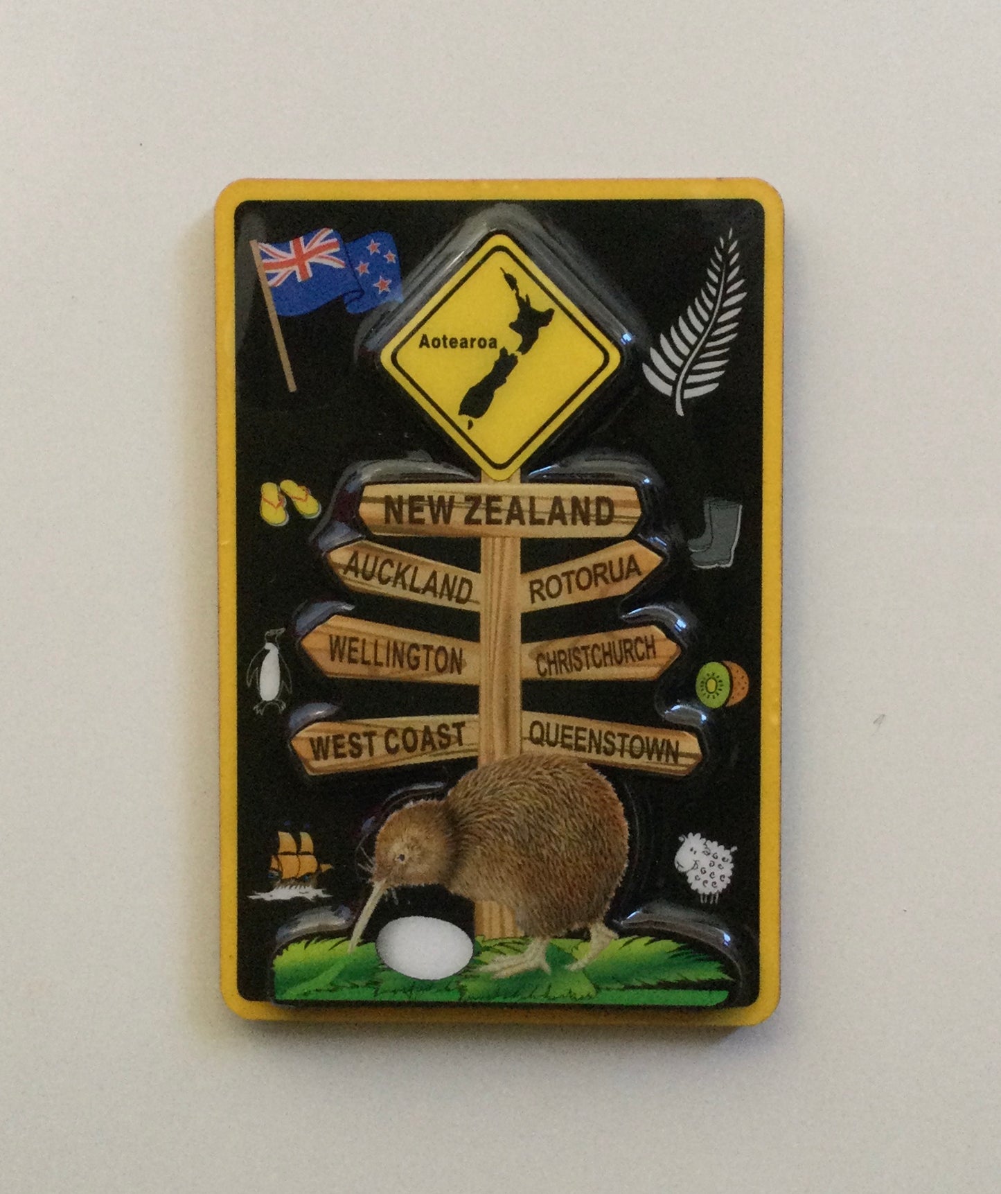 Road Sign Fridge Magnet