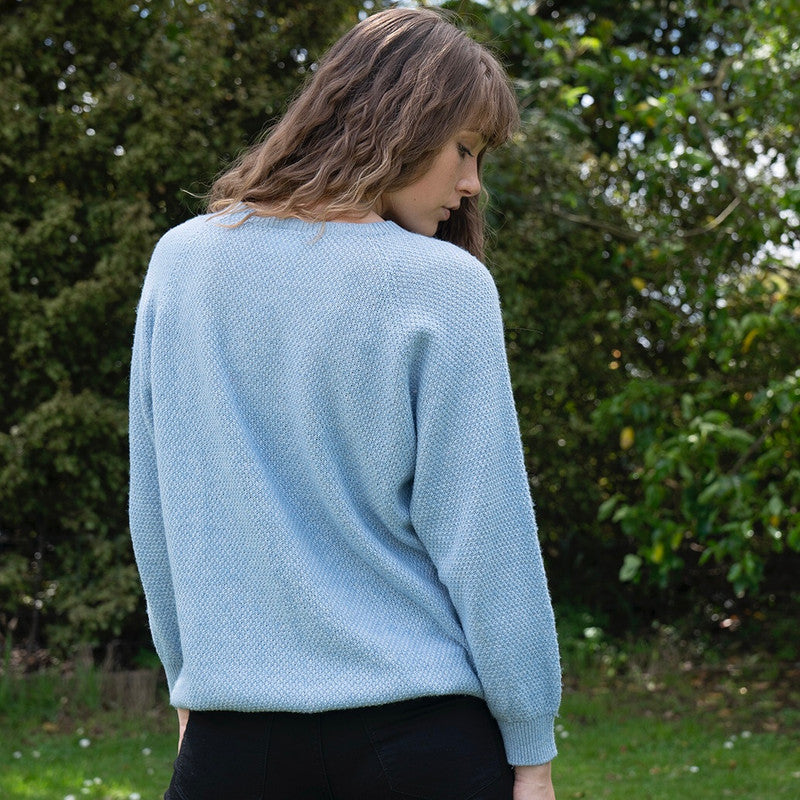 Cotton & Merino Penny Textured Jumper