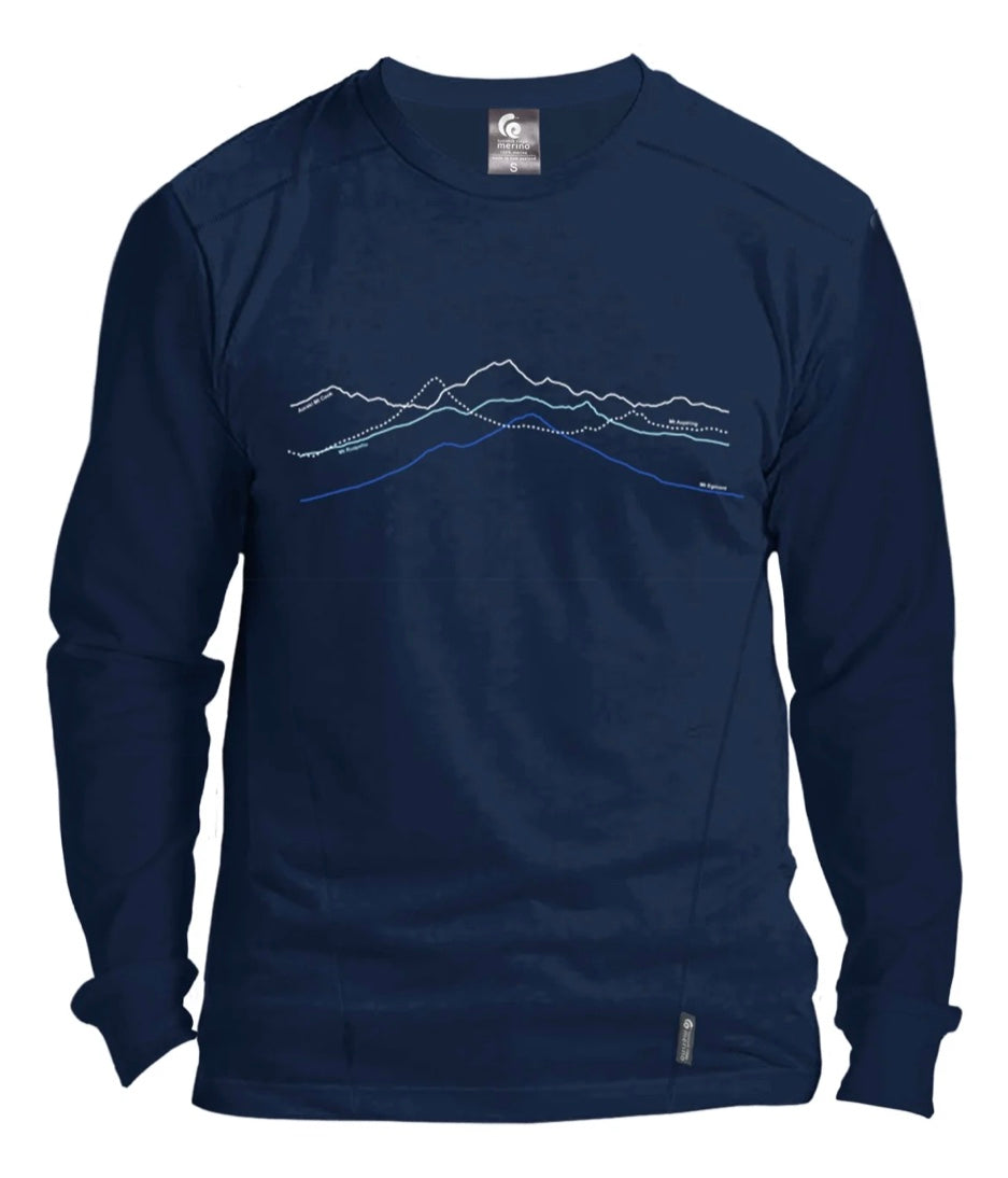 Long Sleeved Mountains T-Shirt