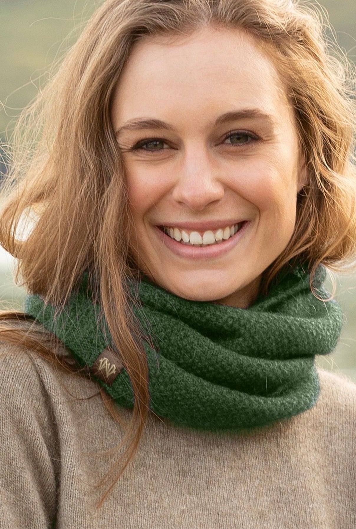 Moss Stitch Neck Warmer