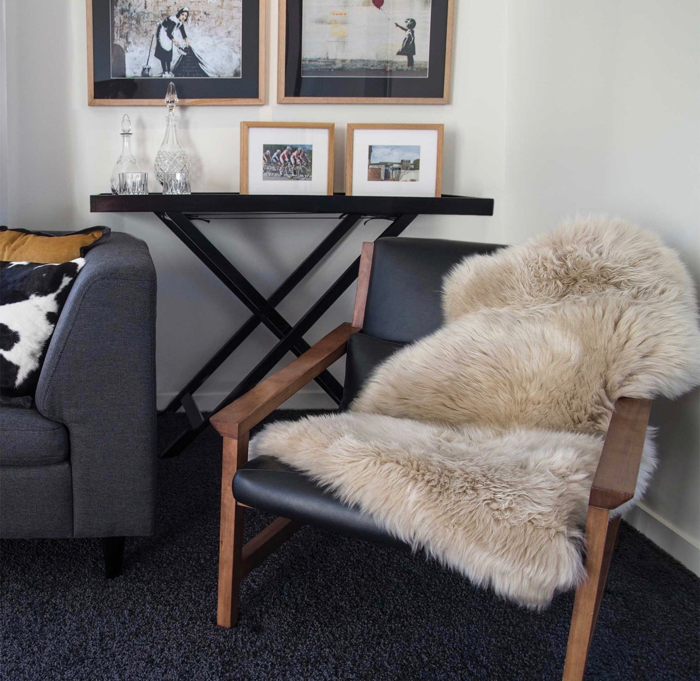 Country Living Longwool Sheepskin Rug