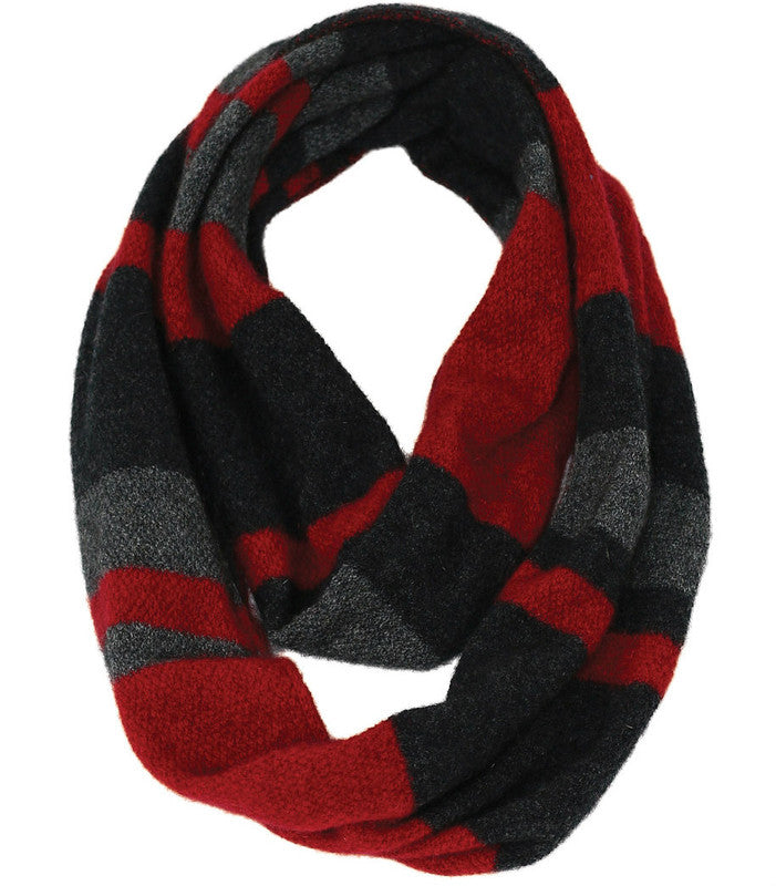 Colour Block Loop Scarf
