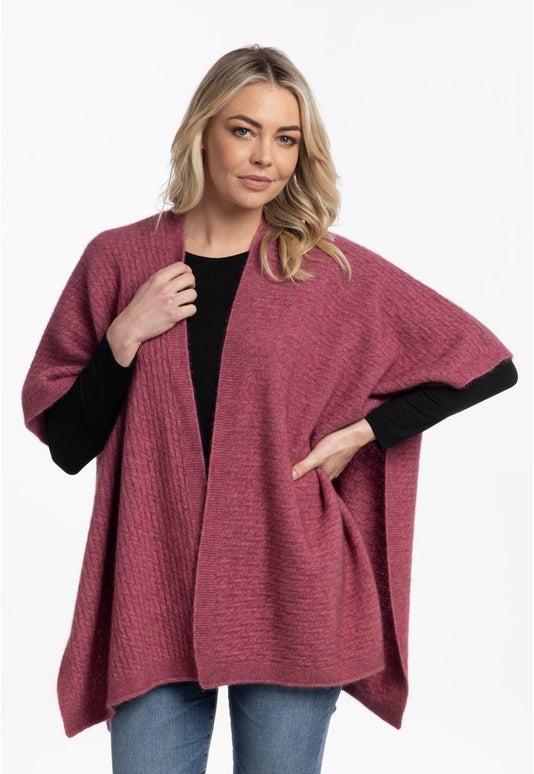Zig Zag Textured Cape