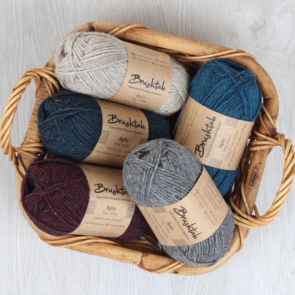 Brushtale 8ply Possum Merino Yarn