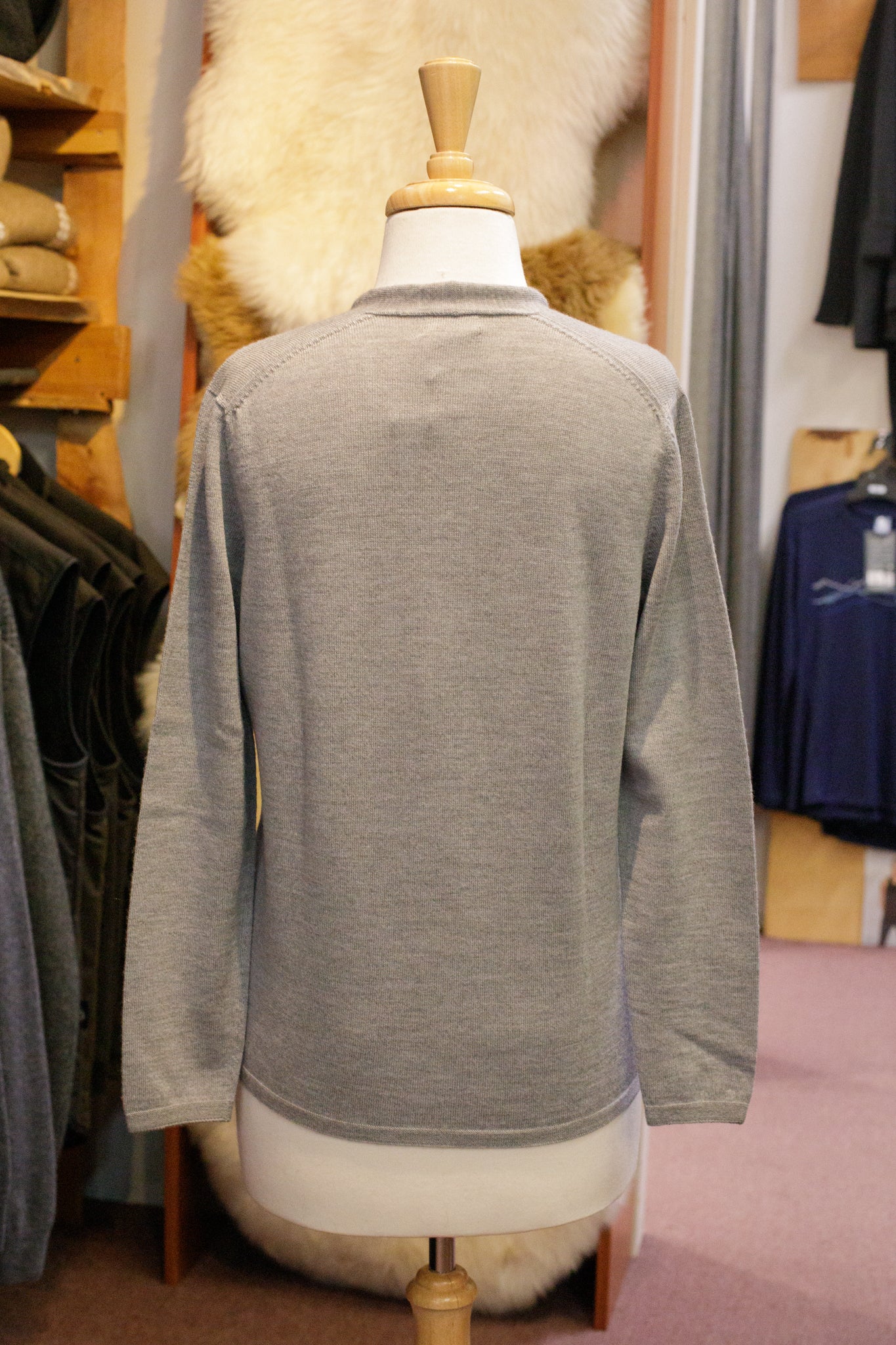 Classic High V Sweater