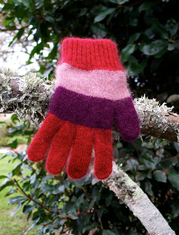 Cosy Kiwi Kids Striped Gloves