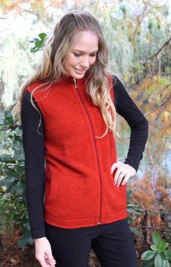 Plain Zip Vest With Pockets