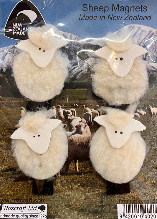 Sheep Magnets on Scenic Card
