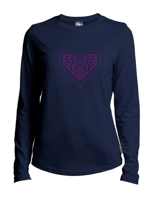 Koru Heart Long Sleeve T-Shirt