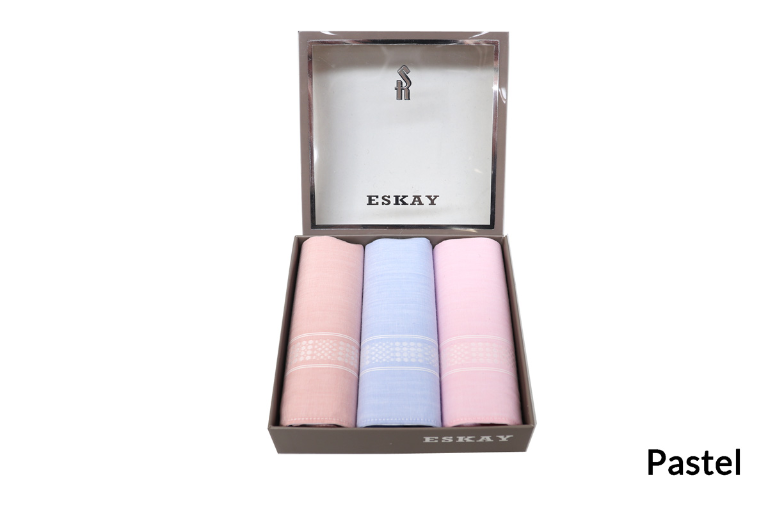 Gift Boxed Ladies' Hankies 3pk