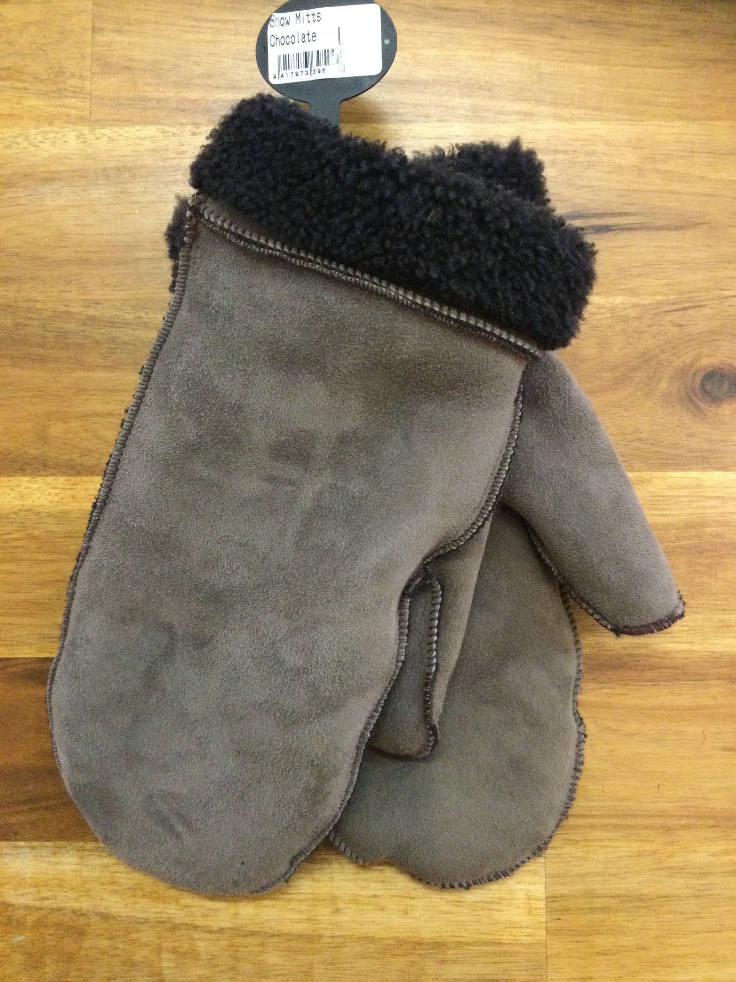 Sheepskin Snow Mittens