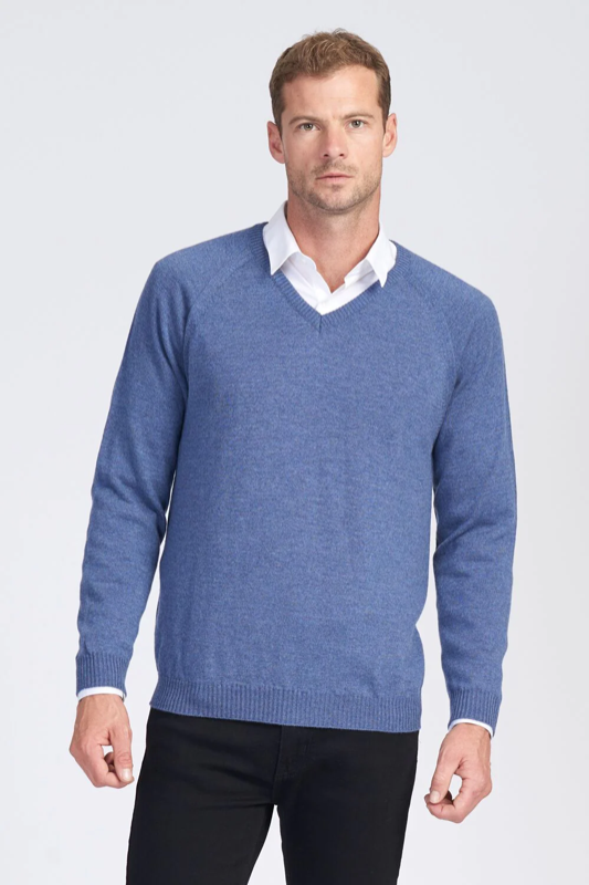 Long Sleeve Raglan V-Neck Sweater