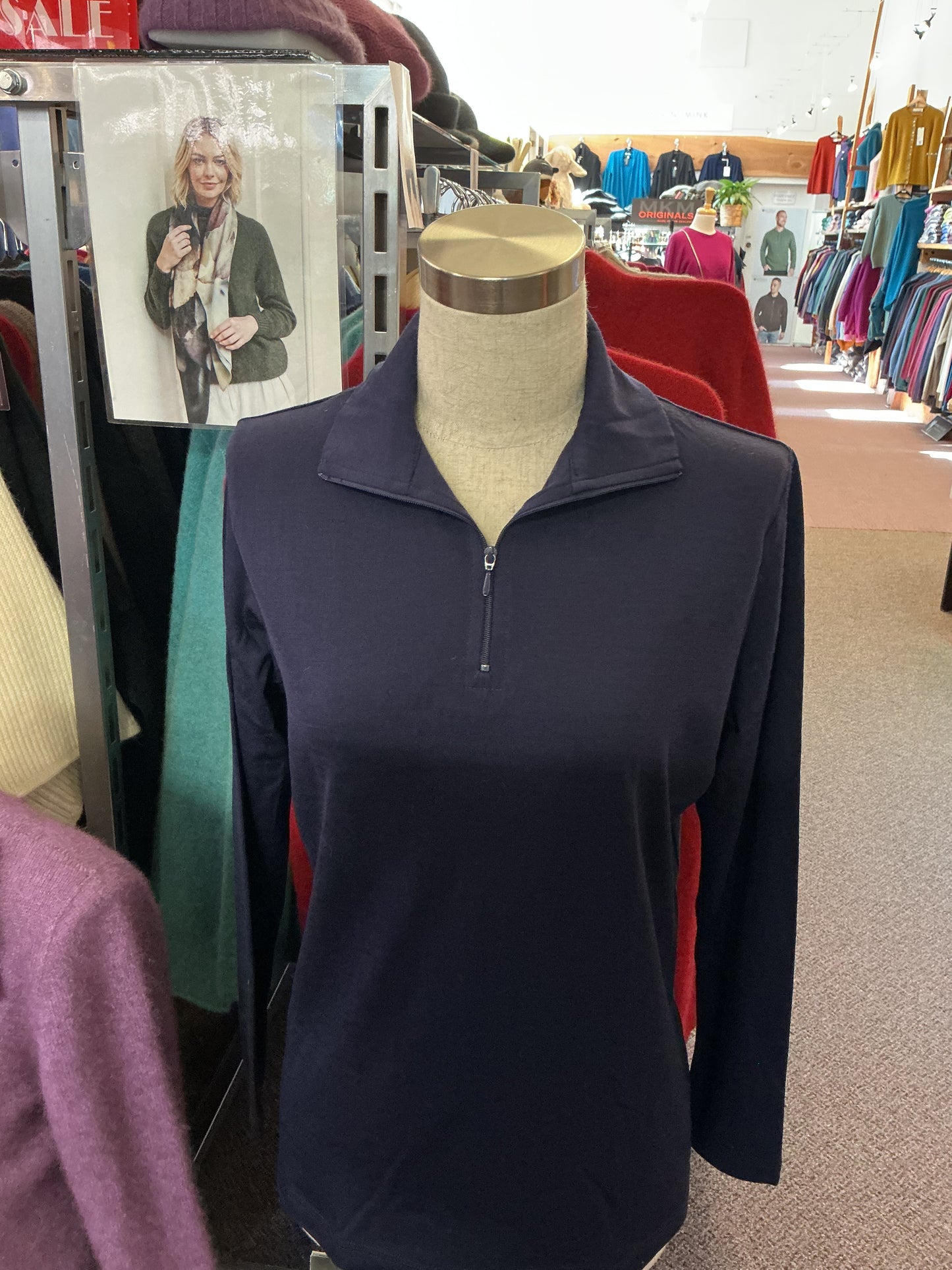 1/4 Zip Top