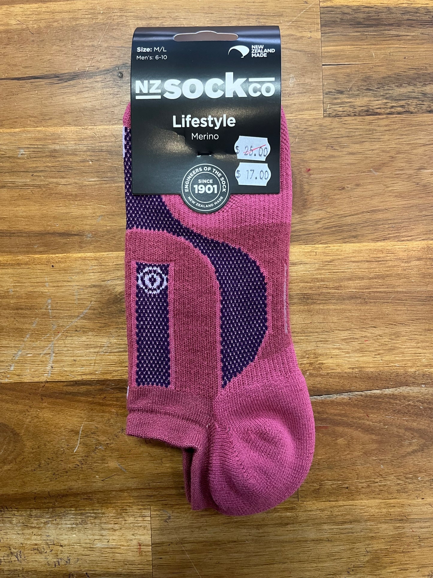 NZ Sock Lifestyle No Show Merino