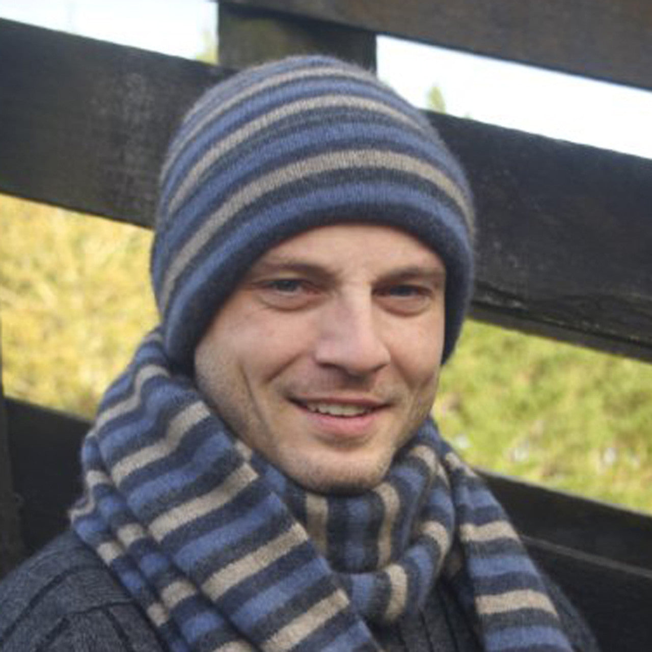 Multi Striped Beanie