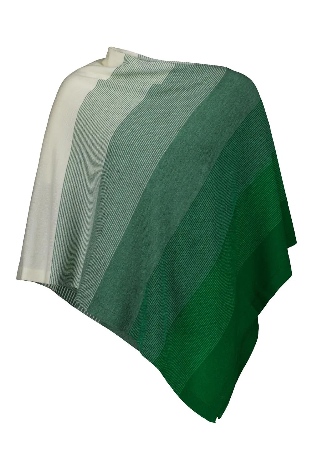Graduated Stripe Poncho