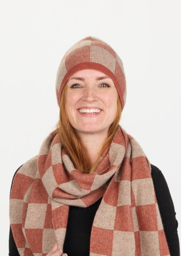 Chequerboard Beanie