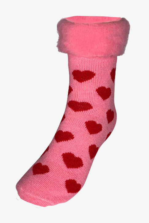 Heart Bed Socks