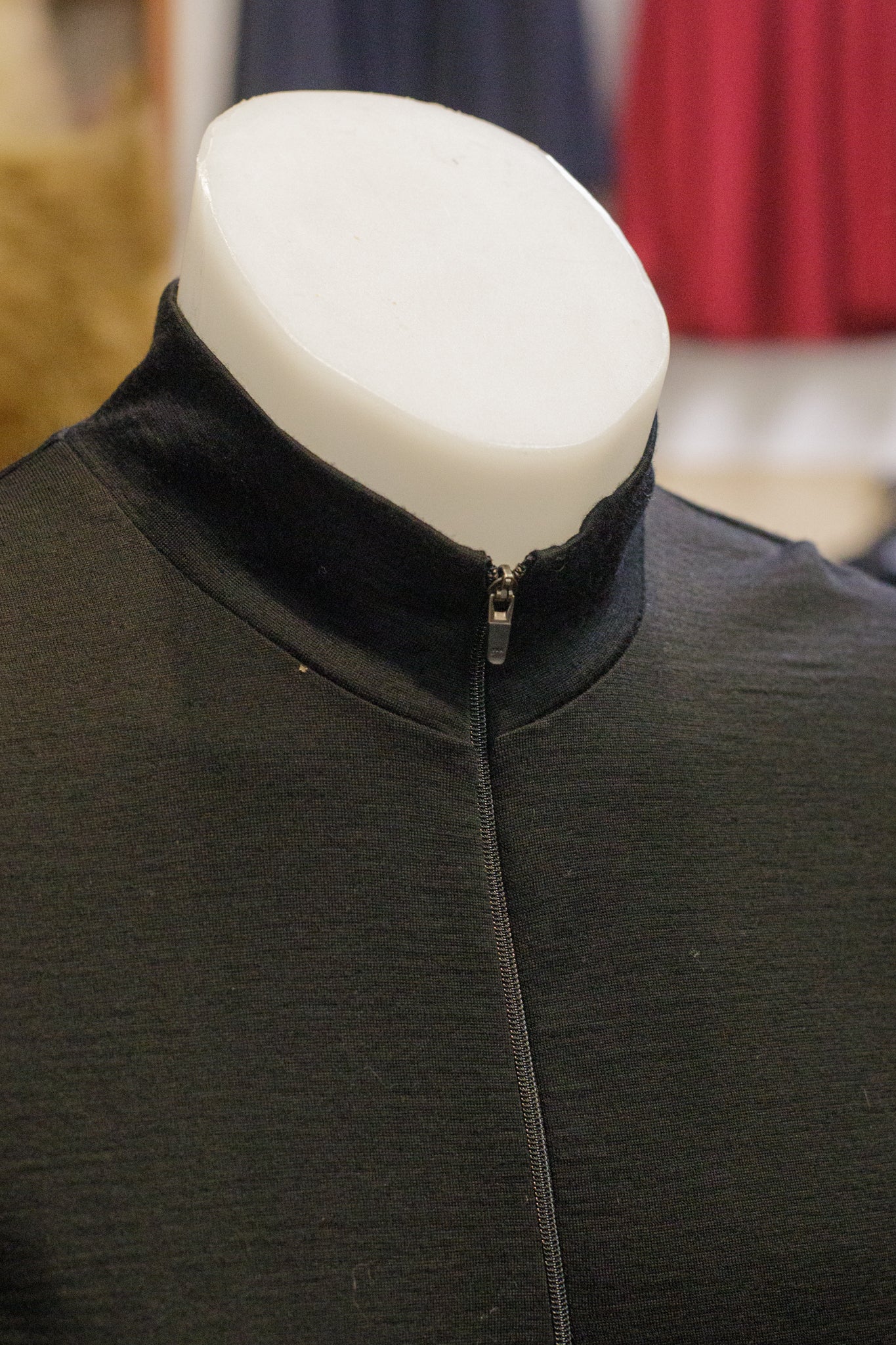 Long Sleeve Zip Neck Shirt