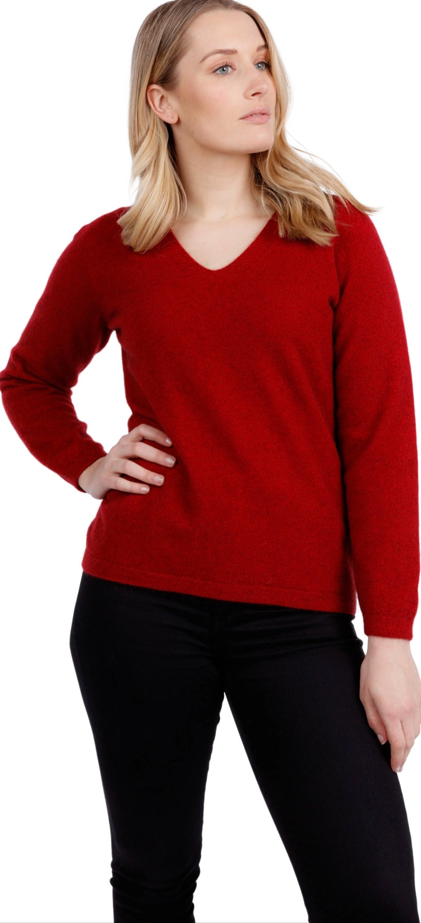V-Neck Plain Sweater
