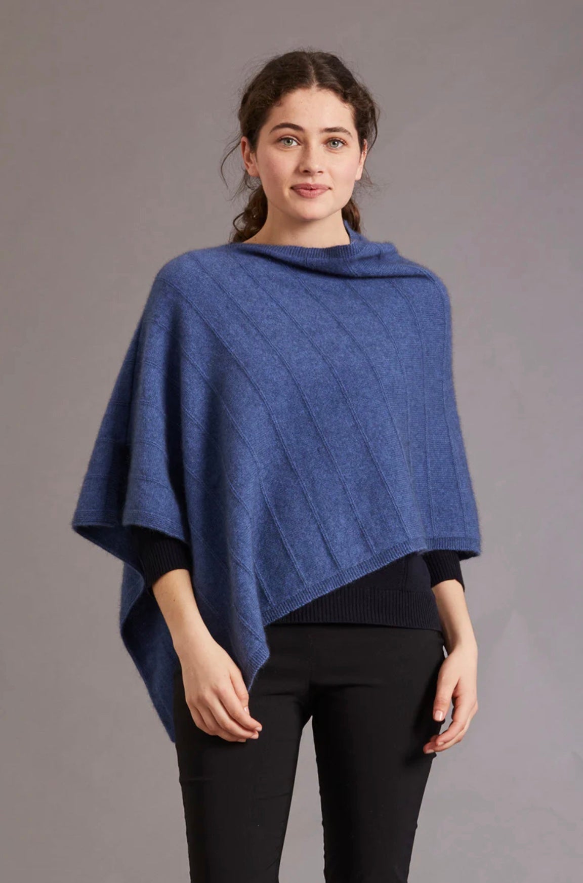Garter Detail Poncho