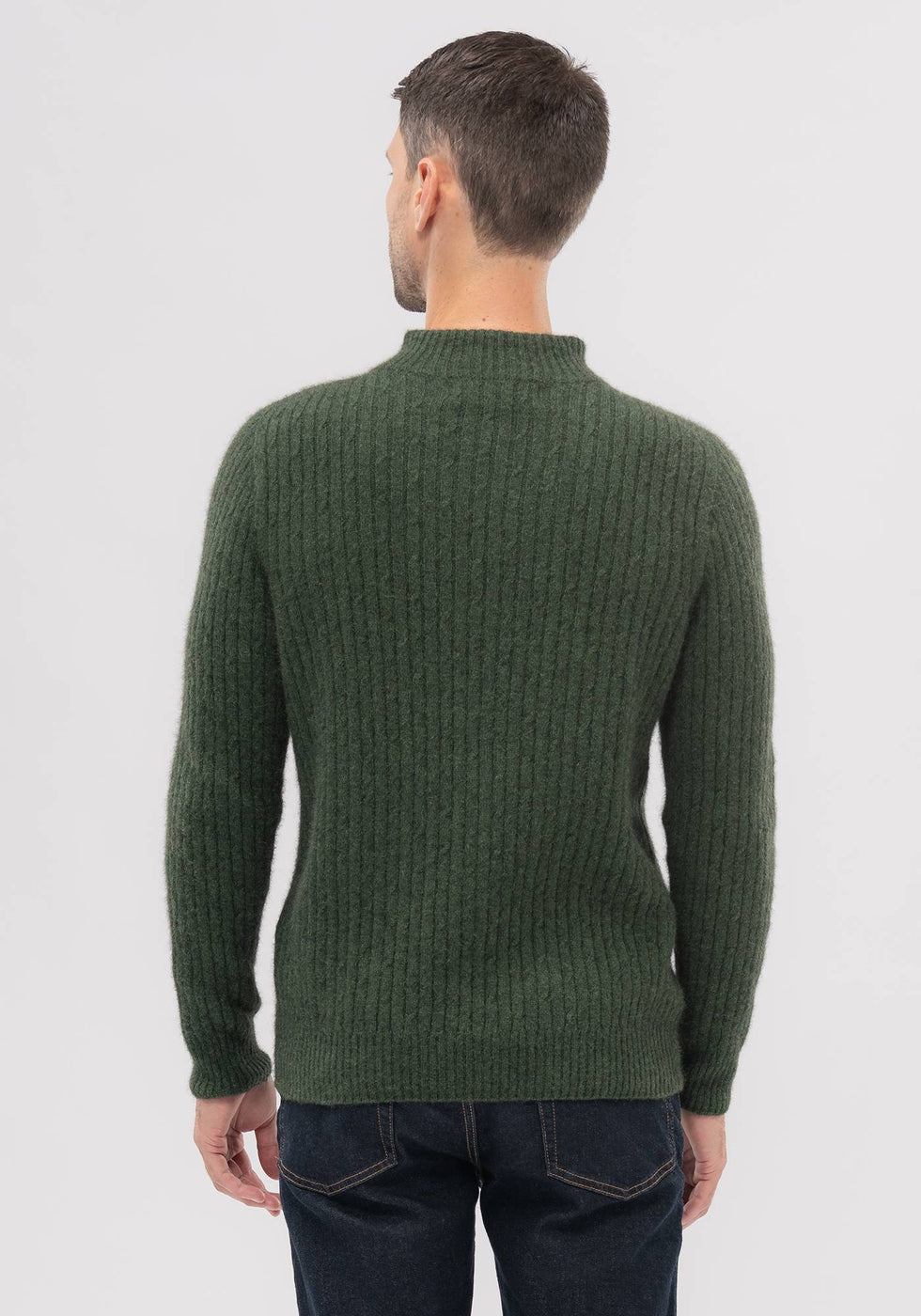 Cable Half Zip Sweater