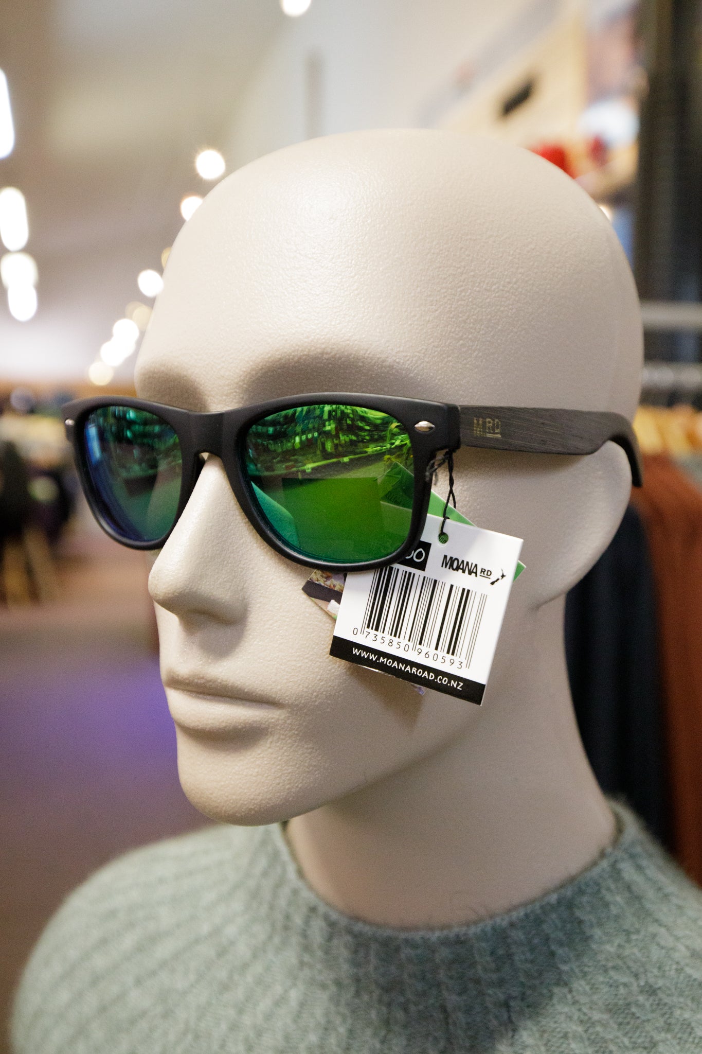 Dark Wooden Arm Sunglasses