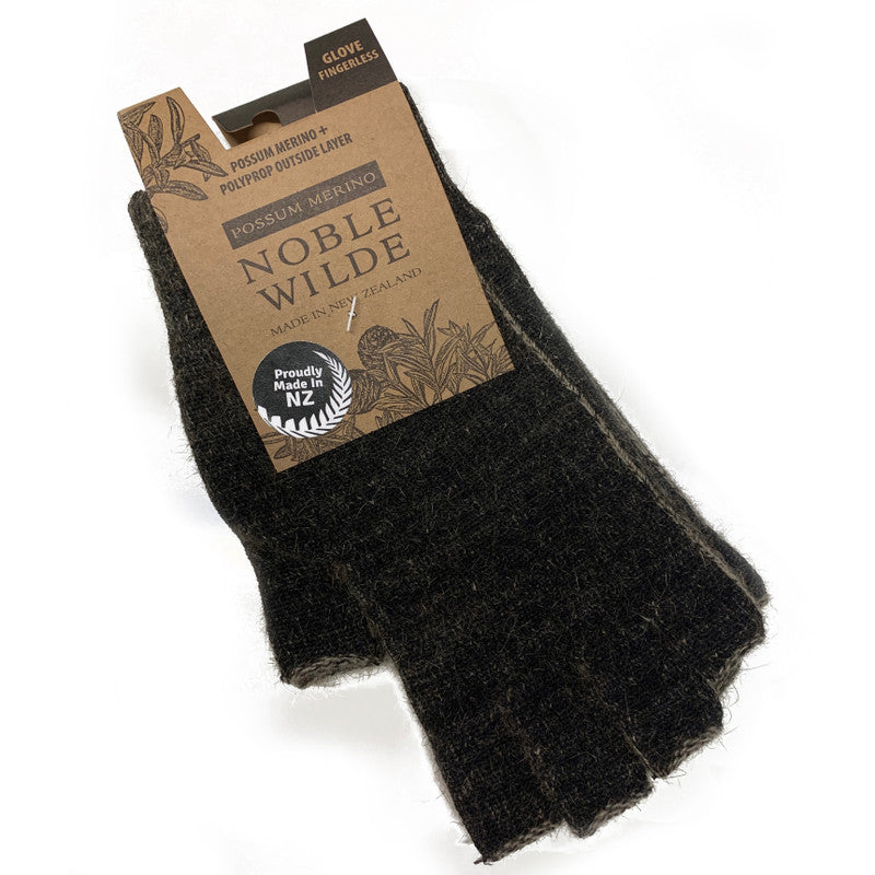 Possum & Polyprop Fingerless Gloves